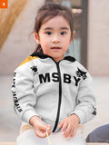 Fandomaniax - Personalized MSBY Black Jackals Libero Kids Unisex Zipped Hoodie