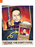 Fandomaniax - Personalized One Piece Wanted Bounty Digital Artwork