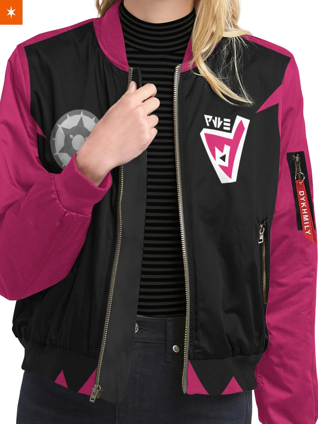 Fandomaniax - [Buy 1 Get 1 SALE] Personalized Poke Dark Uniform Bomber Jacket