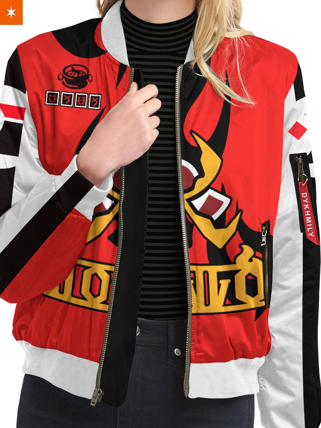 Fandomaniax - [Buy 1 Get 1 SALE] Personalized Poke Fire Uniform Bomber Jacket