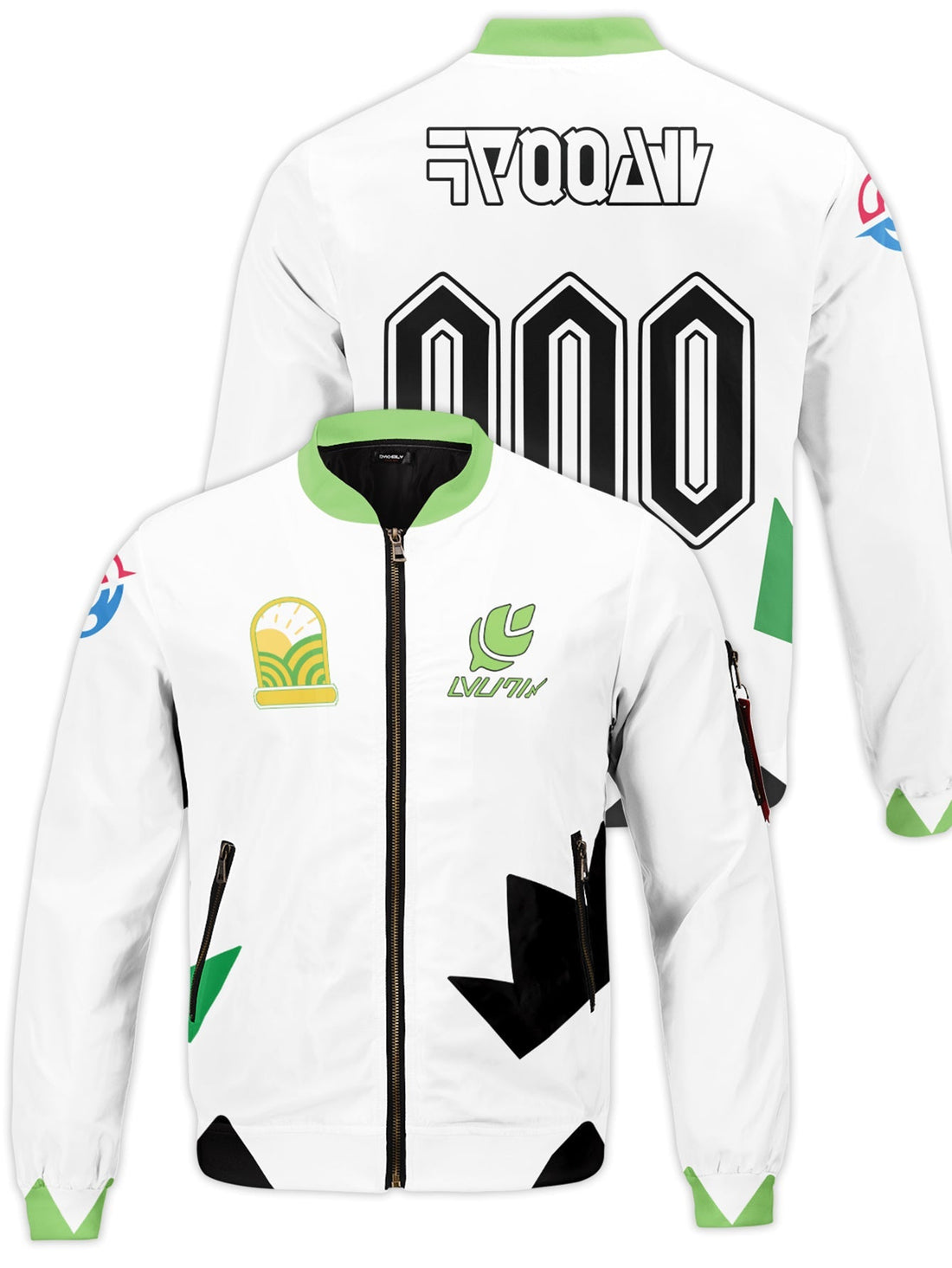 Fandomaniax - [Buy 1 Get 1 SALE] Personalized Poke Grass Uniform Bomber Jacket