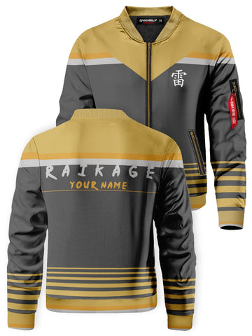 Fandomaniax - Personalized Raikage Bomber Jacket