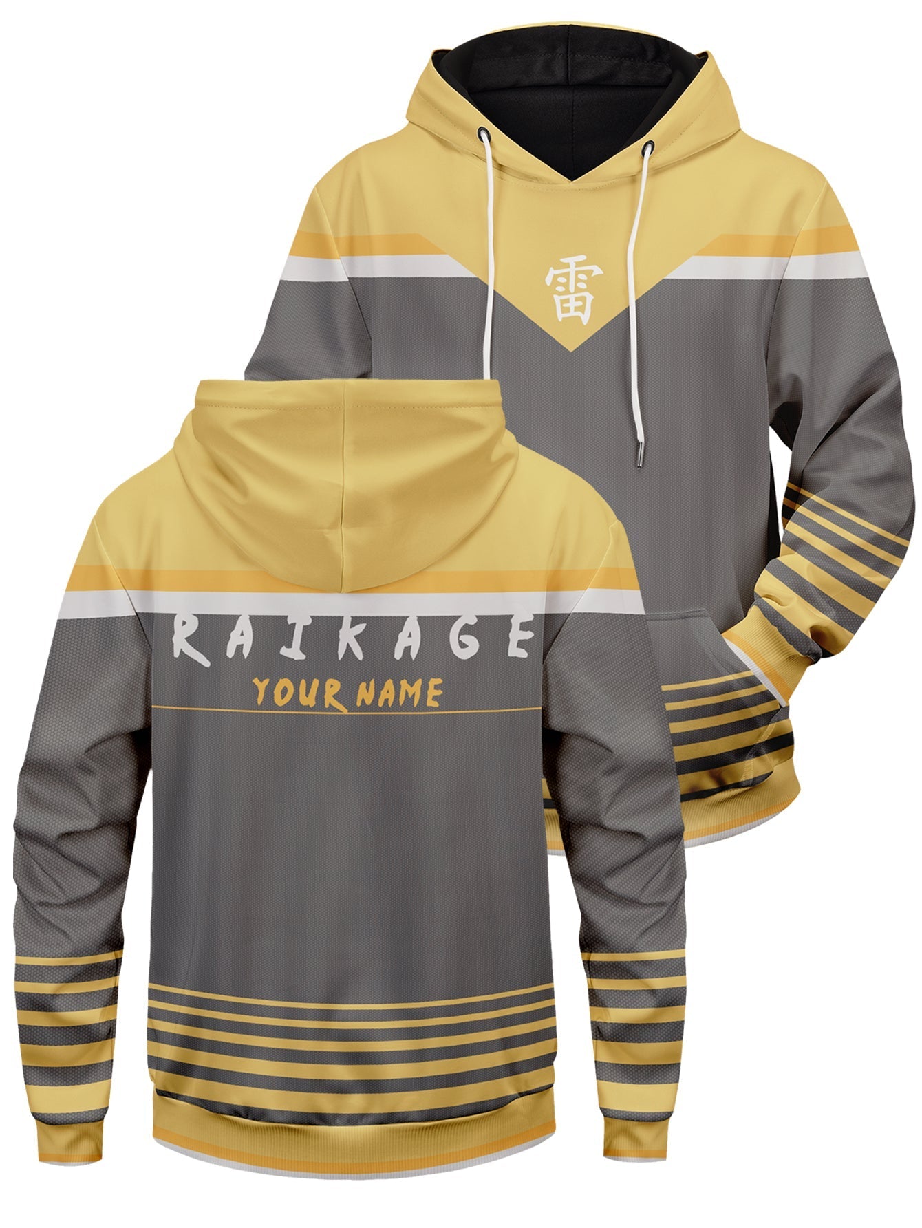 Fandomaniax - Personalized Raikage Unisex Pullover Hoodie