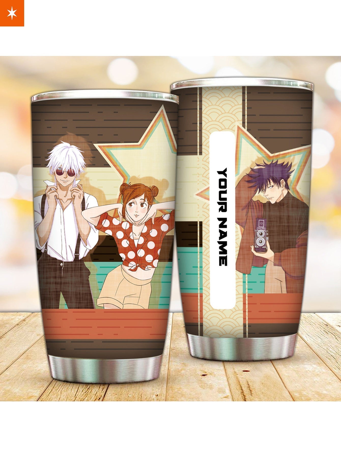 Fandomaniax - Personalized Retro JJK Tumbler