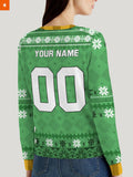 Fandomaniax - Personalized Sendai Frogs Unisex Wool Sweater