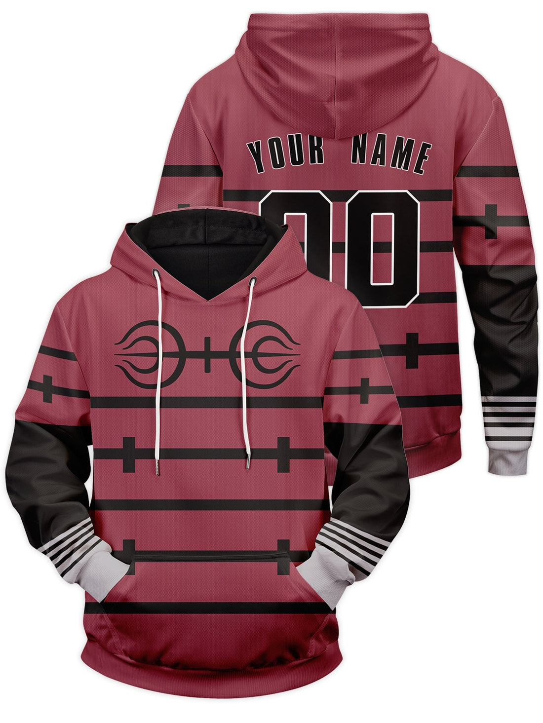 Fandomaniax - Personalized Senju Clan Unisex Pullover Hoodie