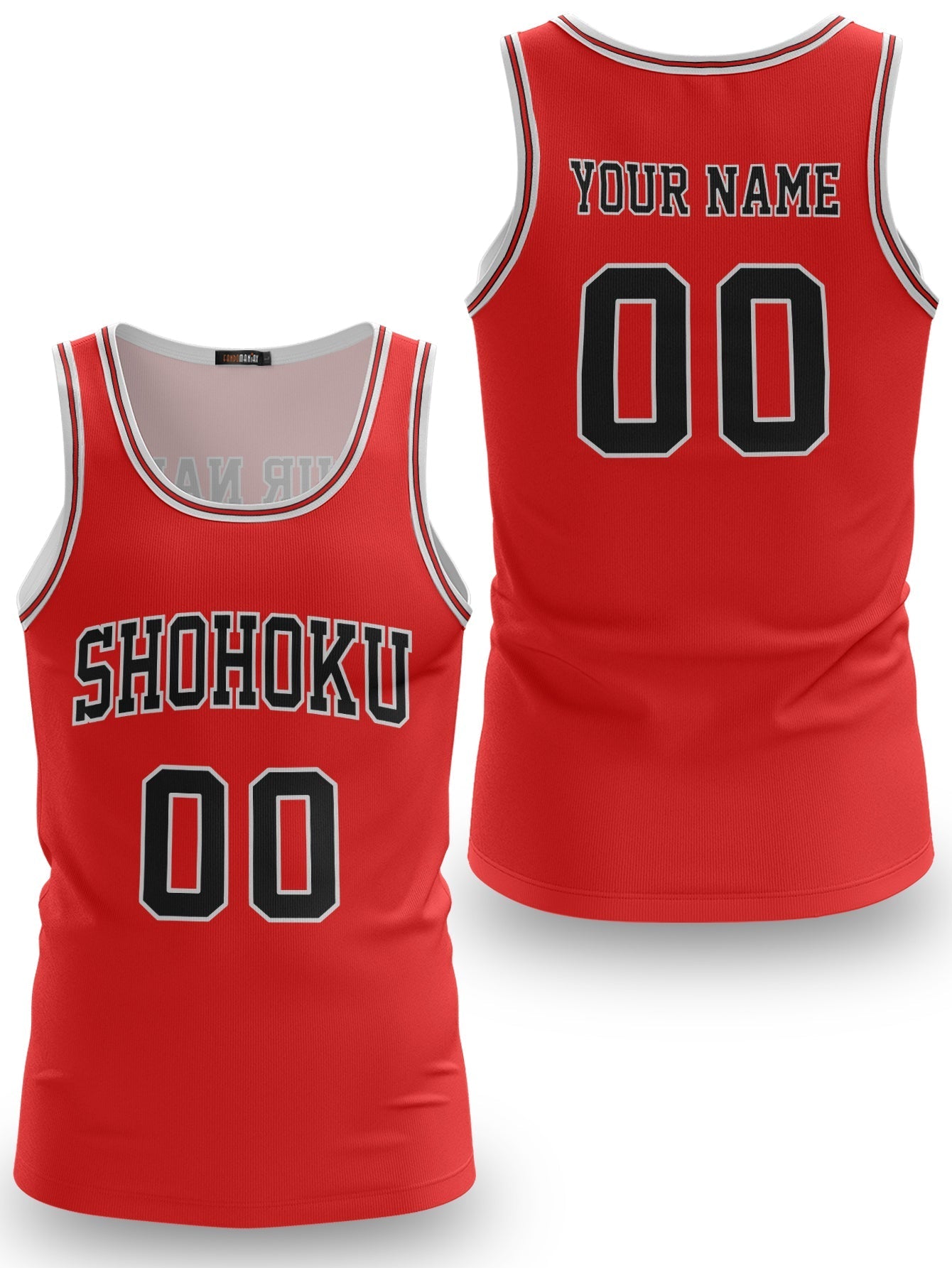 Fandomaniax - Personalized Shohoku Jersey Unisex Tank Tops