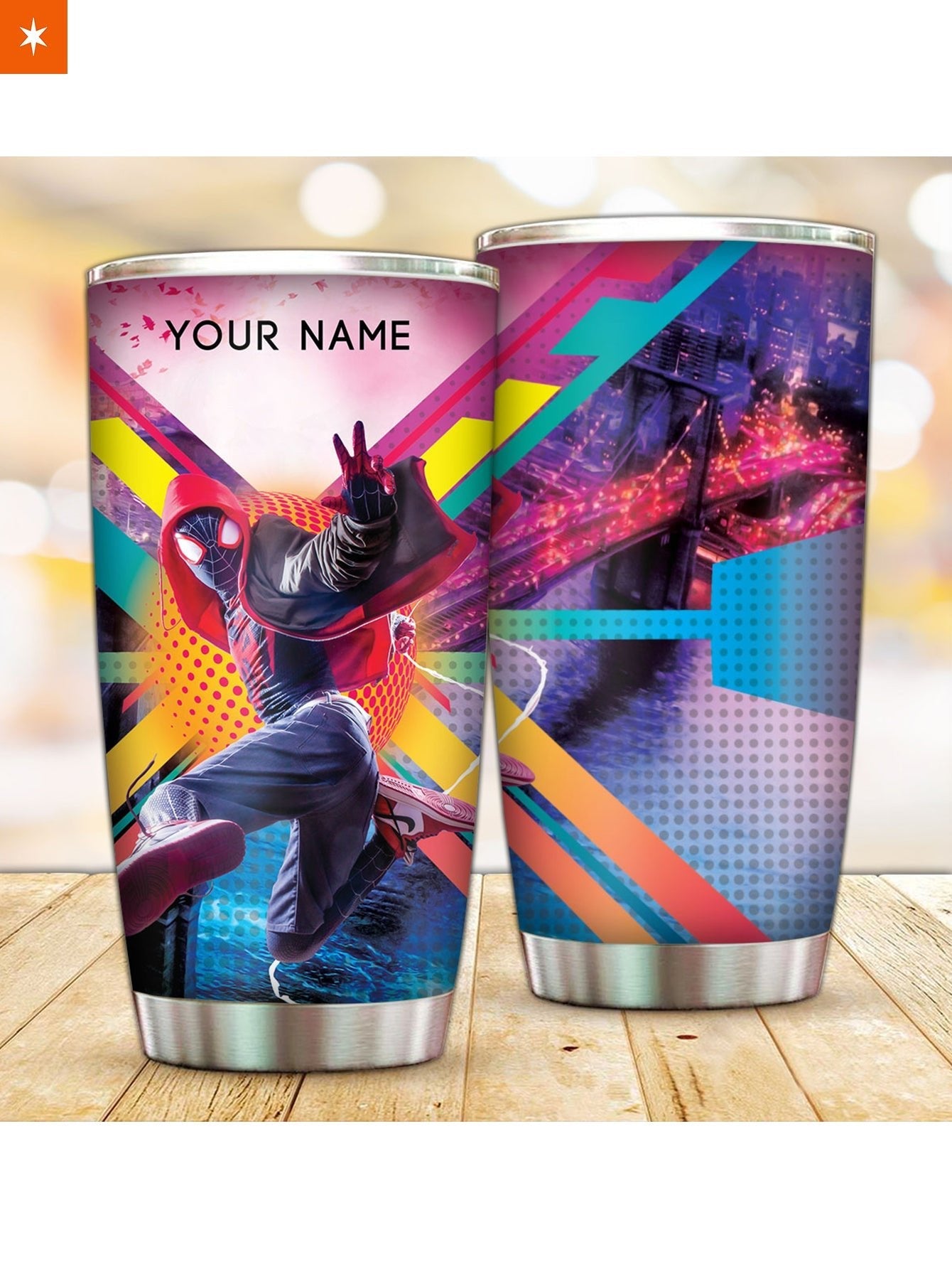 Fandomaniax - Personalized Spidey Miles Tumbler