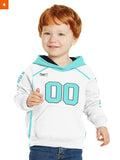 Fandomaniax - Personalized Team Aoba Johsai Kids Unisex Pullover Hoodie