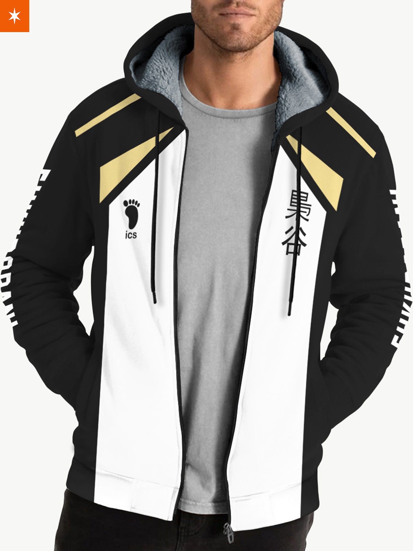 Fandomaniax - Personalized Team Fukurodani Velvet Hoodie