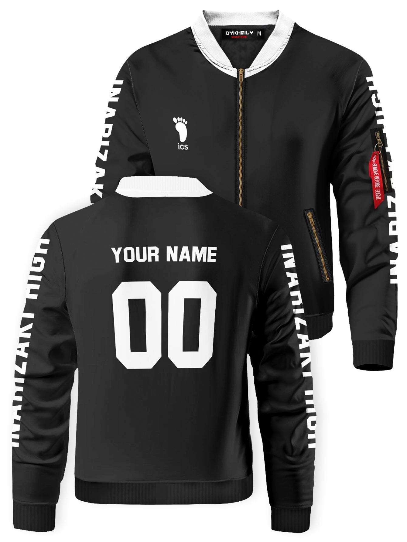 Fandomaniax - Personalized Team Inarizaki Bomber Jacket