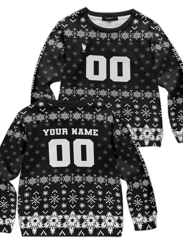 Fandomaniax - Personalized Team Inarizaki Christmas Kids Unisex Wool Sweater