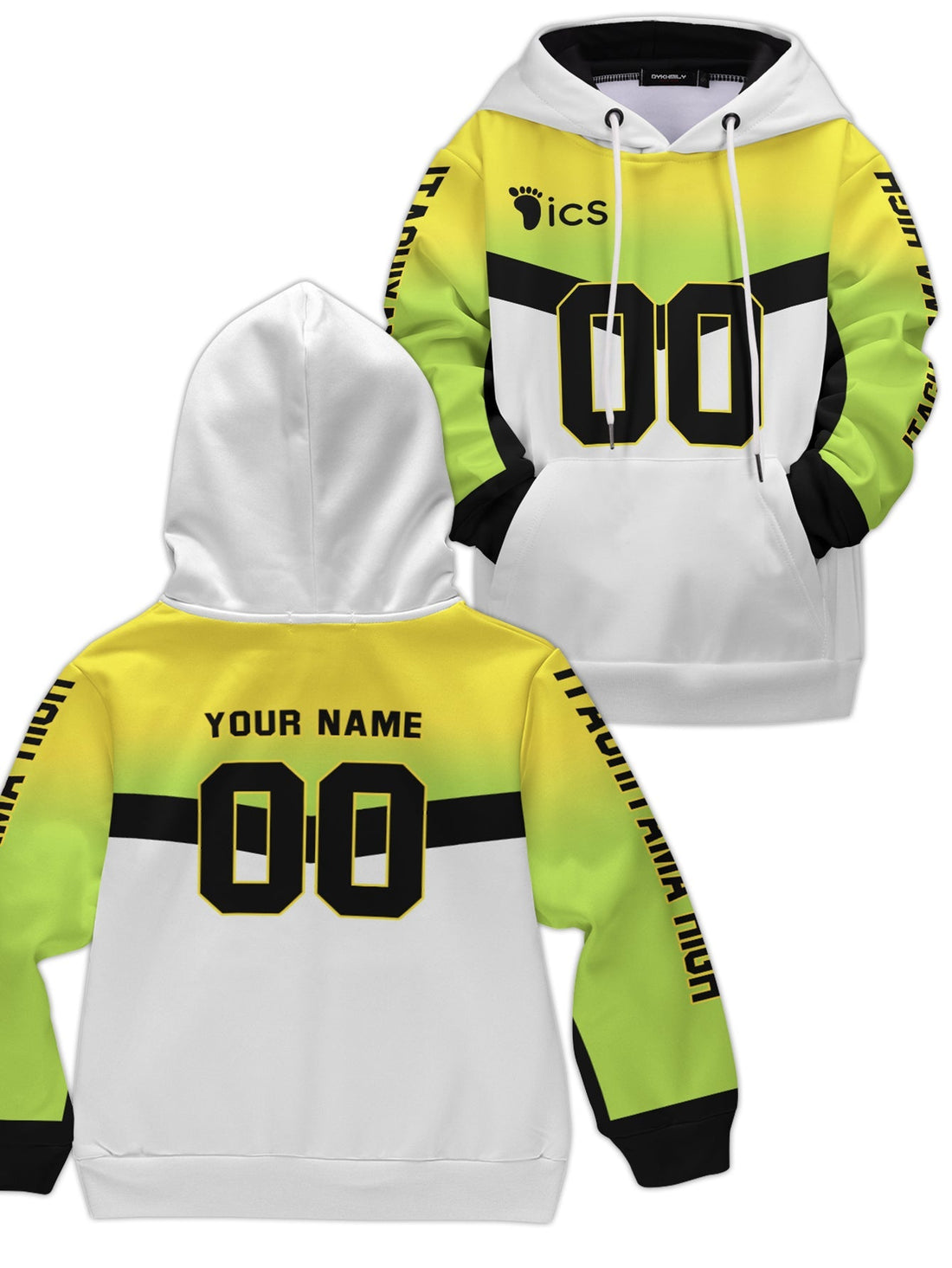 Fandomaniax - Personalized Team Itachiyama Kids Unisex Pullover Hoodie