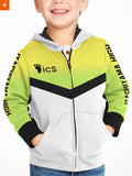 Fandomaniax - Personalized Team Itachiyama Kids Unisex Zipped Hoodie