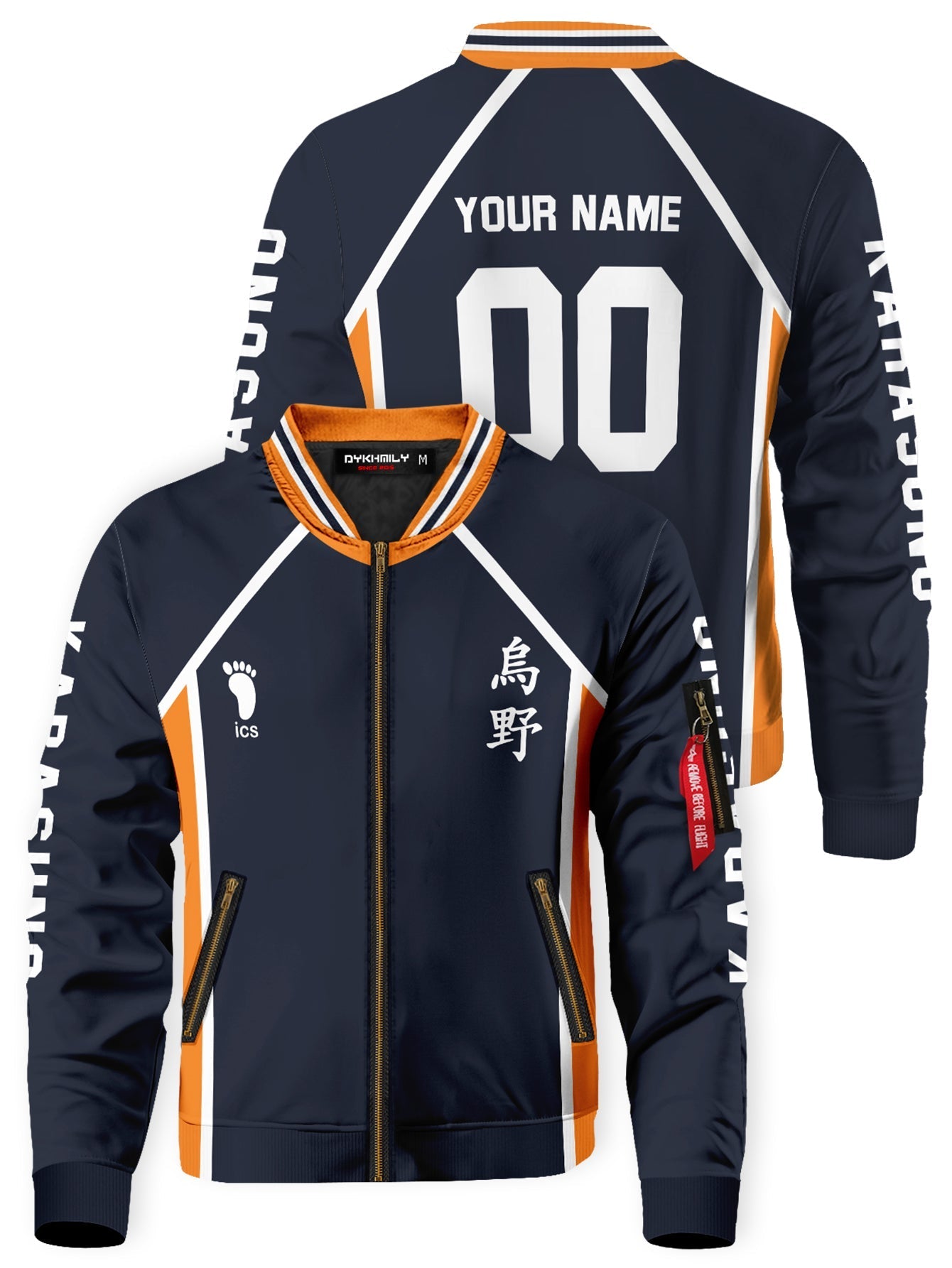 Fandomaniax - Personalized Team Karasuno Bomber Jacket