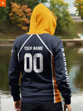 Fandomaniax - Personalized Team Karasuno Unisex Zipped Hoodie