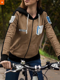 Fandomaniax - Personalized Team Levi Unisex Zipped Hoodie