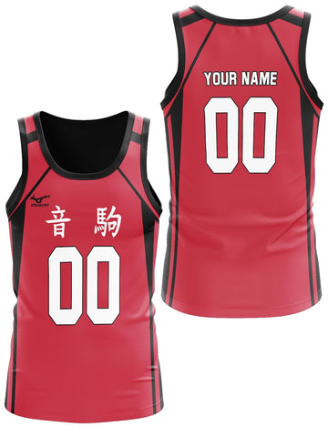 Fandomaniax - Personalized Team Nekoma Unisex Tank Tops