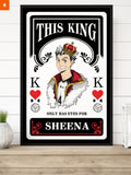 Fandomaniax - Personalized The King 3D Transition Canvas