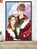 Fandomaniax - Personalized The King 3D Transition Canvas