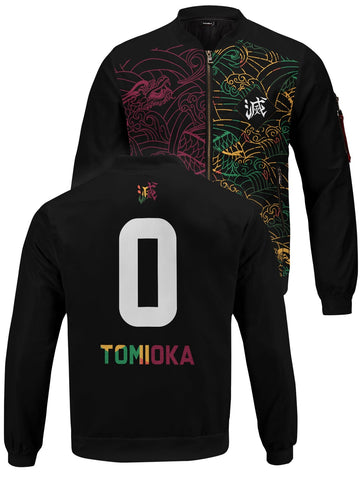 Fandomaniax - Personalized Tomioka Giyu Bomber Jacket