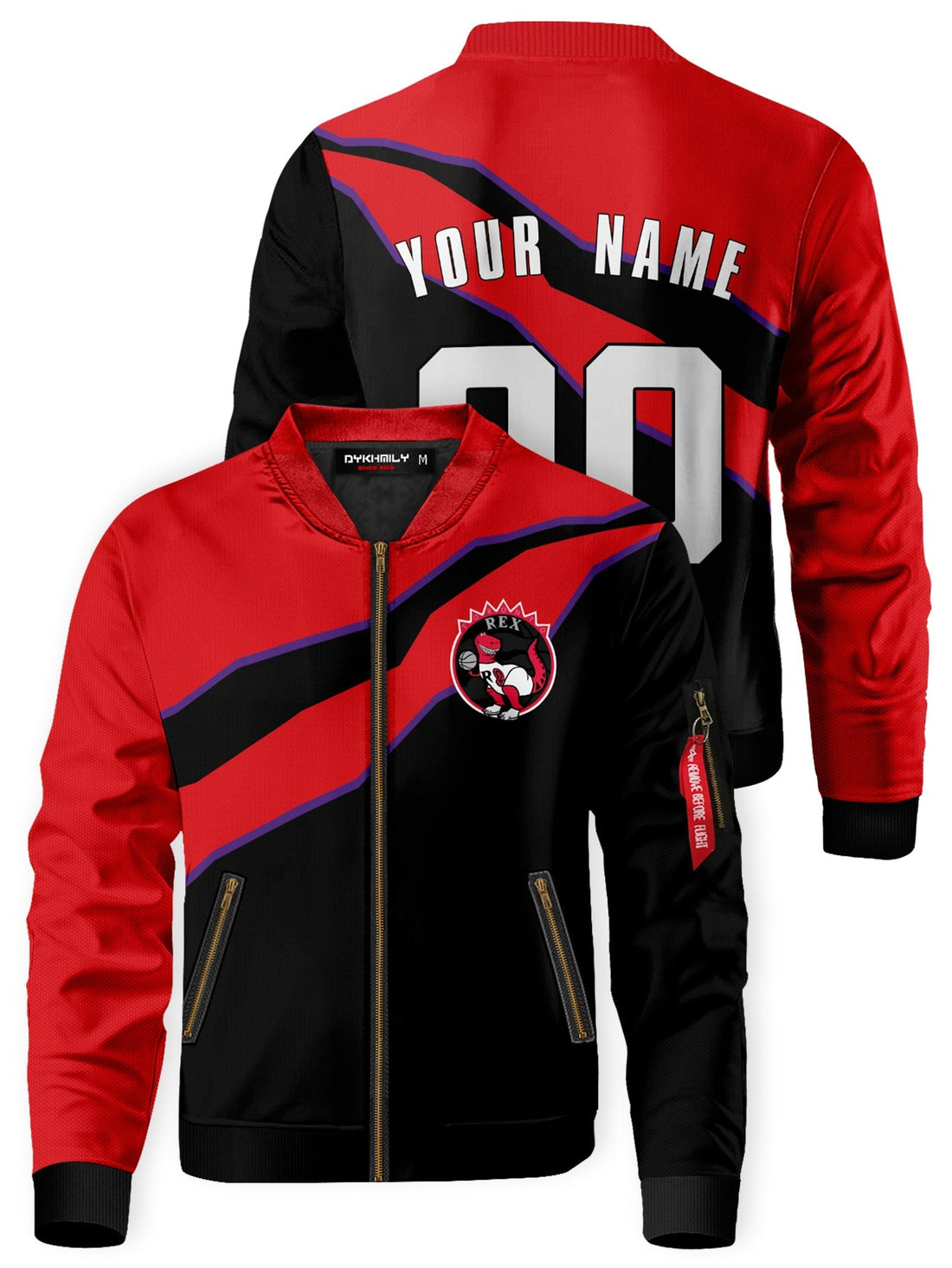 Fandomaniax - Personalized Toronto Rex Bomber Jacket