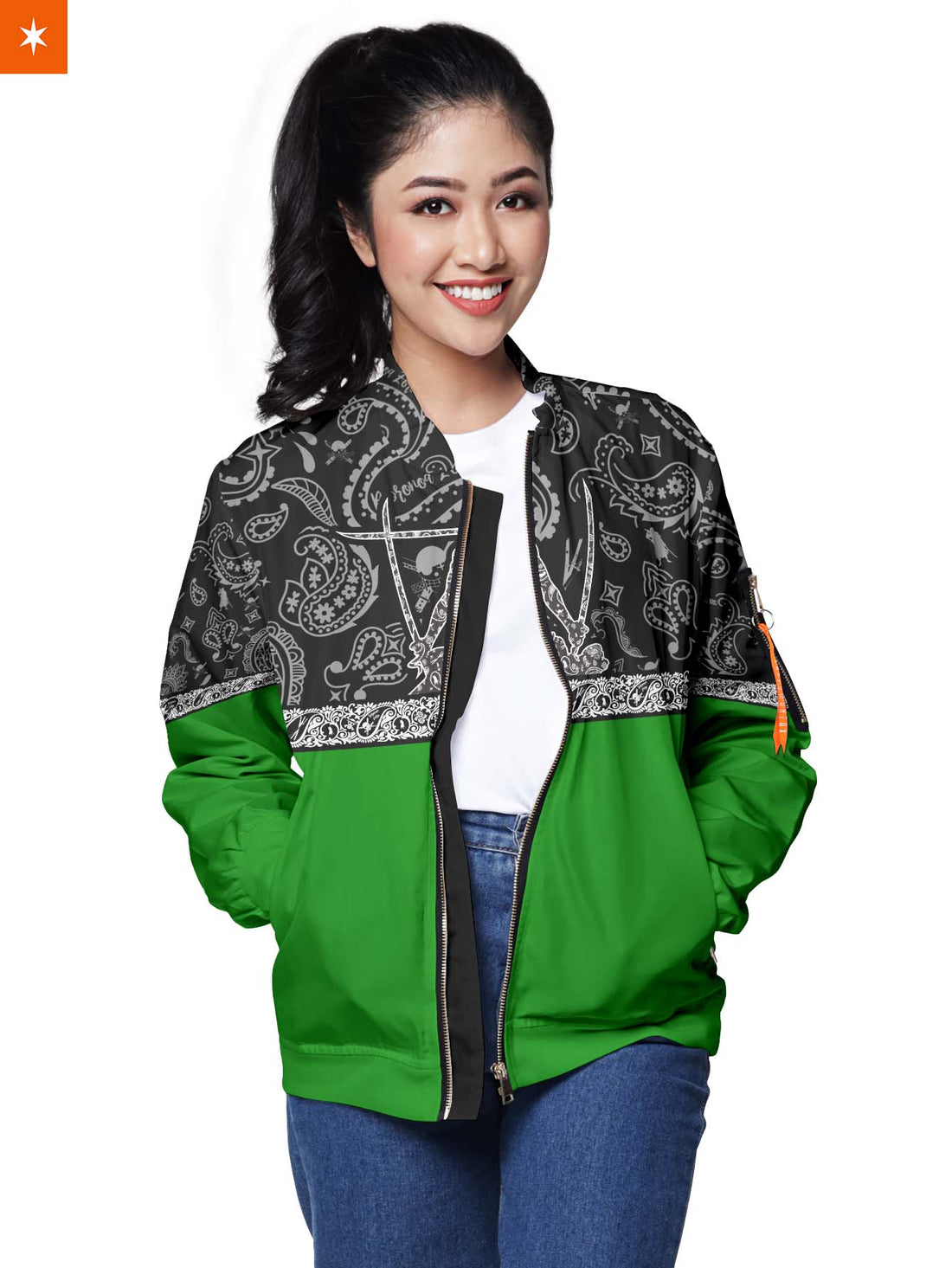 Fandomaniax - Pirate Hunter Paisley Bomber Jacket