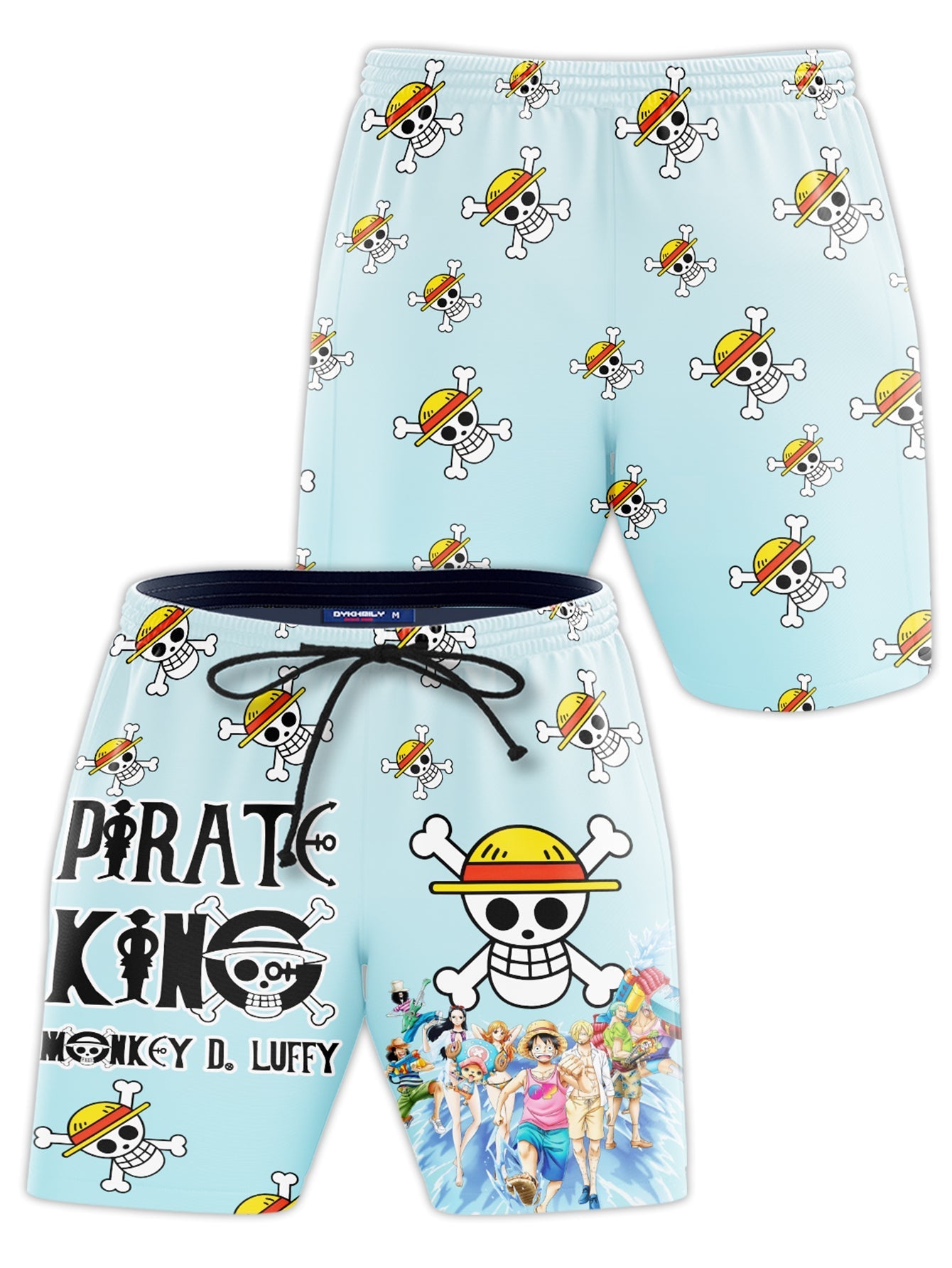 Fandomaniax - Pirate King Luffy Beach Shorts