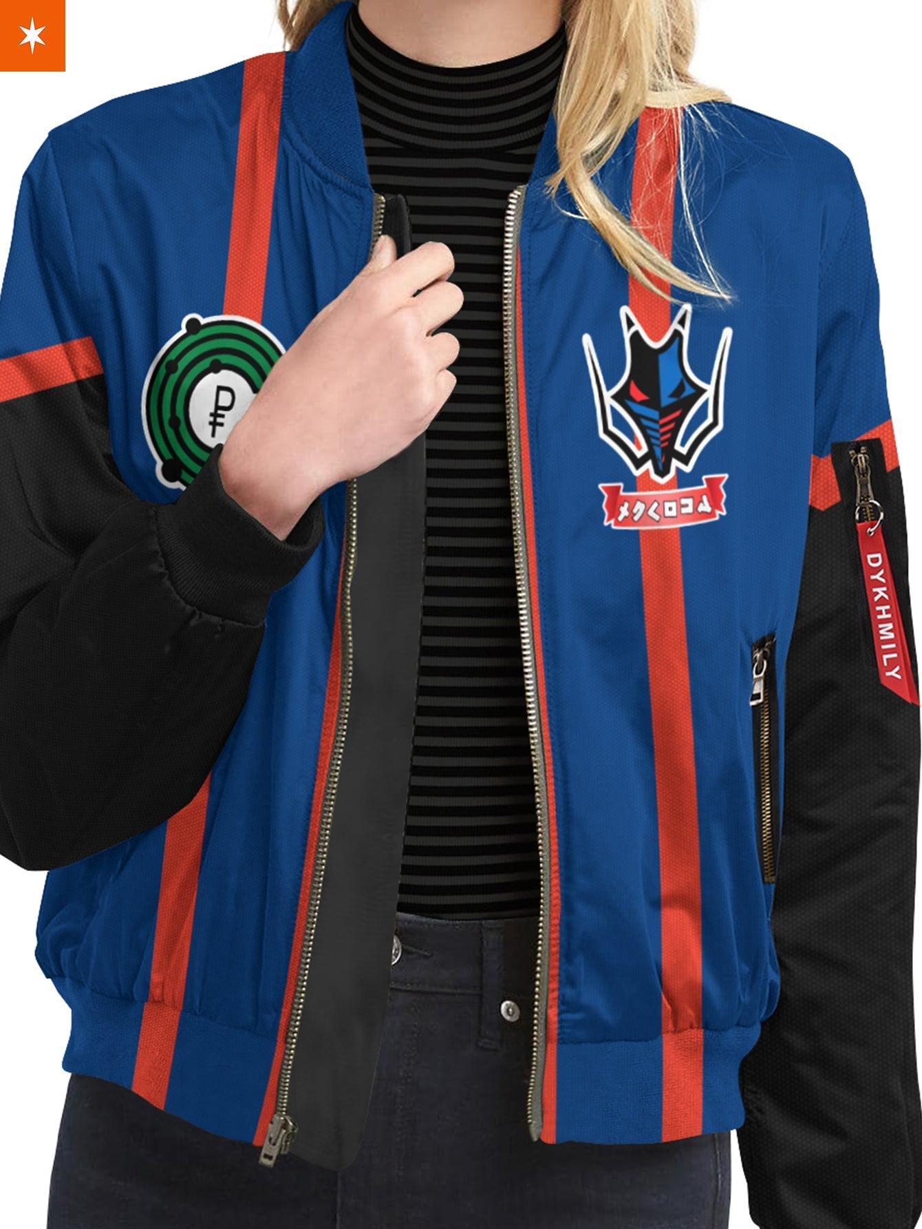 Fandomaniax - [Buy 1 Get 1 SALE] Poke Dragon Uniform Bomber Jacket