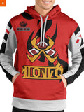 Fandomaniax - [Buy 1 Get 1 SALE] Poke Fire Uniform Unisex Pullover Hoodie