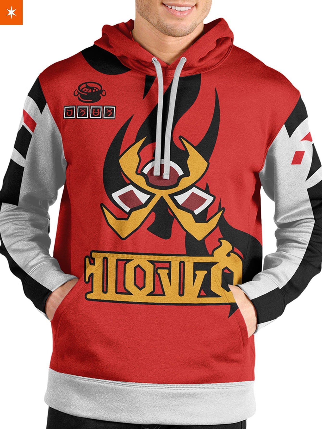 Fandomaniax - [Buy 1 Get 1 SALE] Poke Fire Uniform Unisex Pullover Hoodie