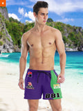 Fandomaniax - [Buy 1 Get 1 SALE] Poke Poison Uniform Beach Shorts