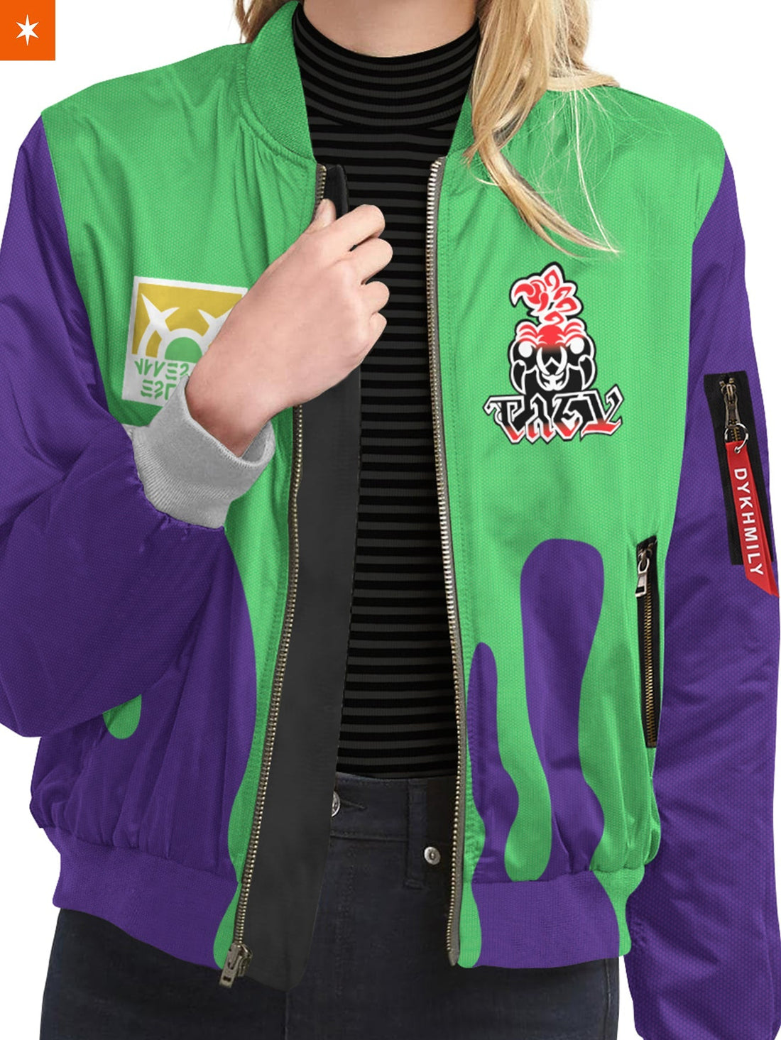 Fandomaniax - [Buy 1 Get 1 SALE] Poke Poison Uniform Bomber Jacket