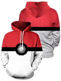 Fandomaniax - Pokeball V1 Unisex Pullover Hoodie