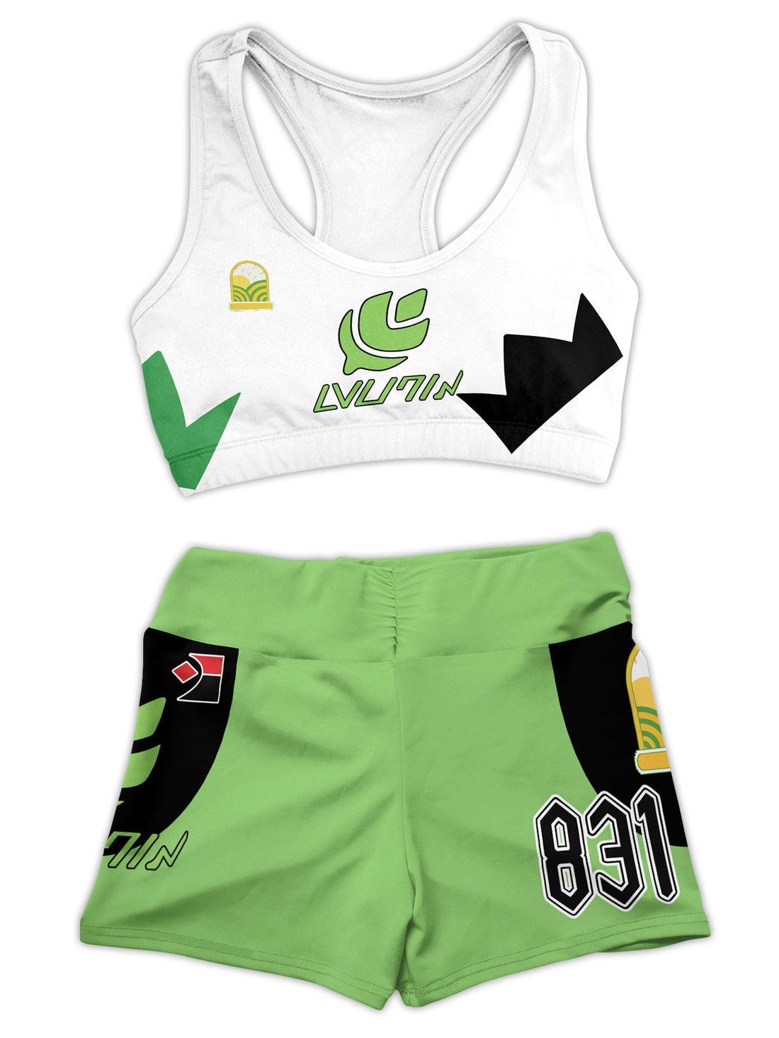 Fandomaniax - [Buy 1 Get 1 SALE] Pokemon Grass Uniform Active Wear Set