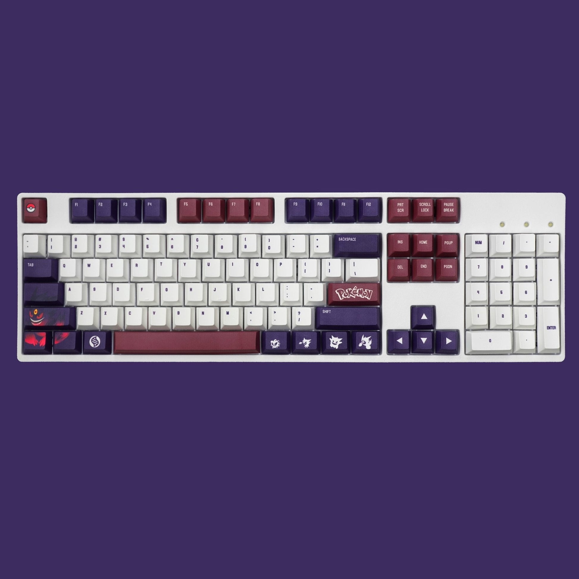 Pokemon Keycaps | Mega Gengar Keycaps - Goblintechkeys