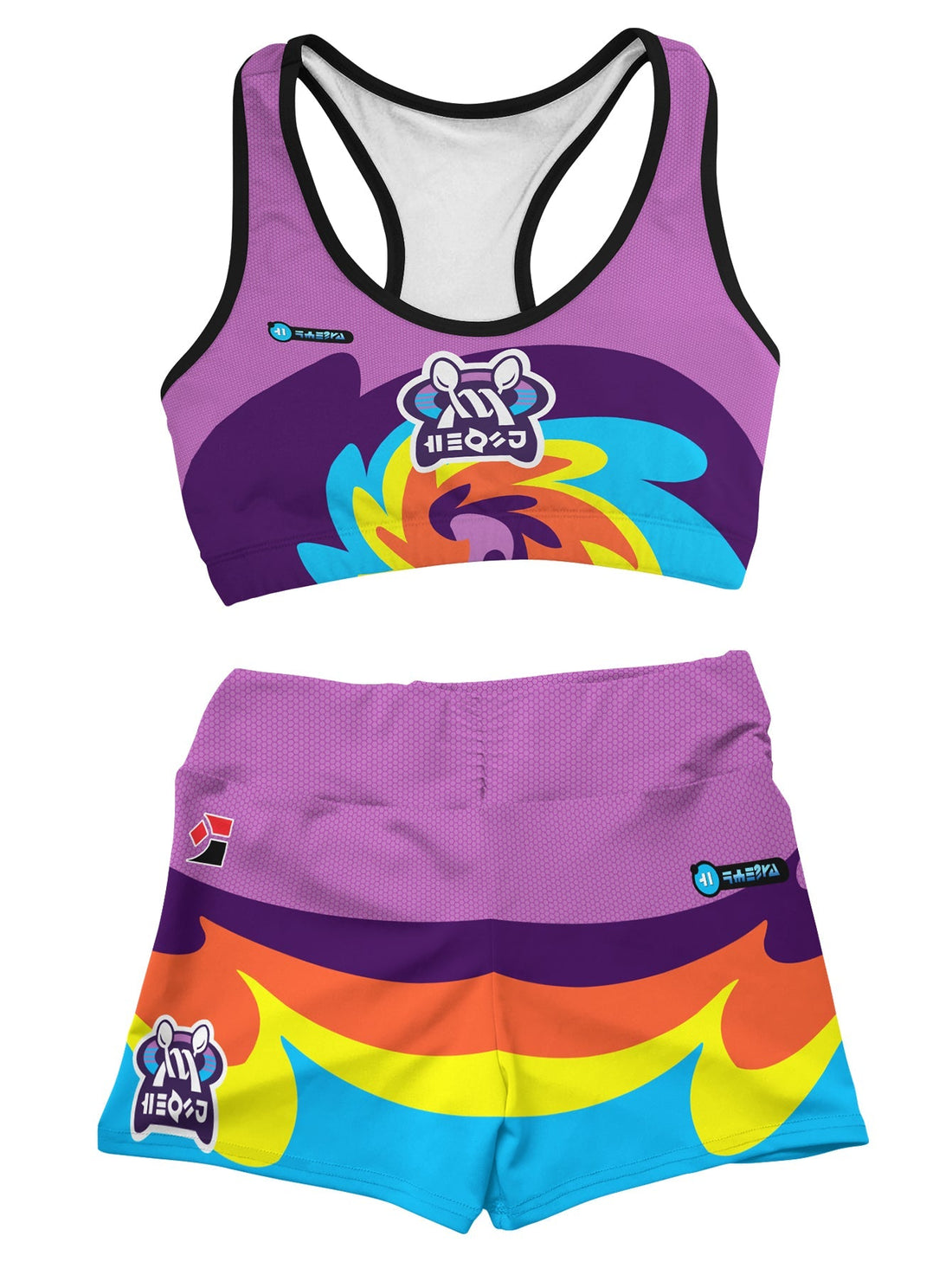 Fandomaniax - [Buy 1 Get 1 SALE] Pokemon Psychic Uniform Active Wear Set