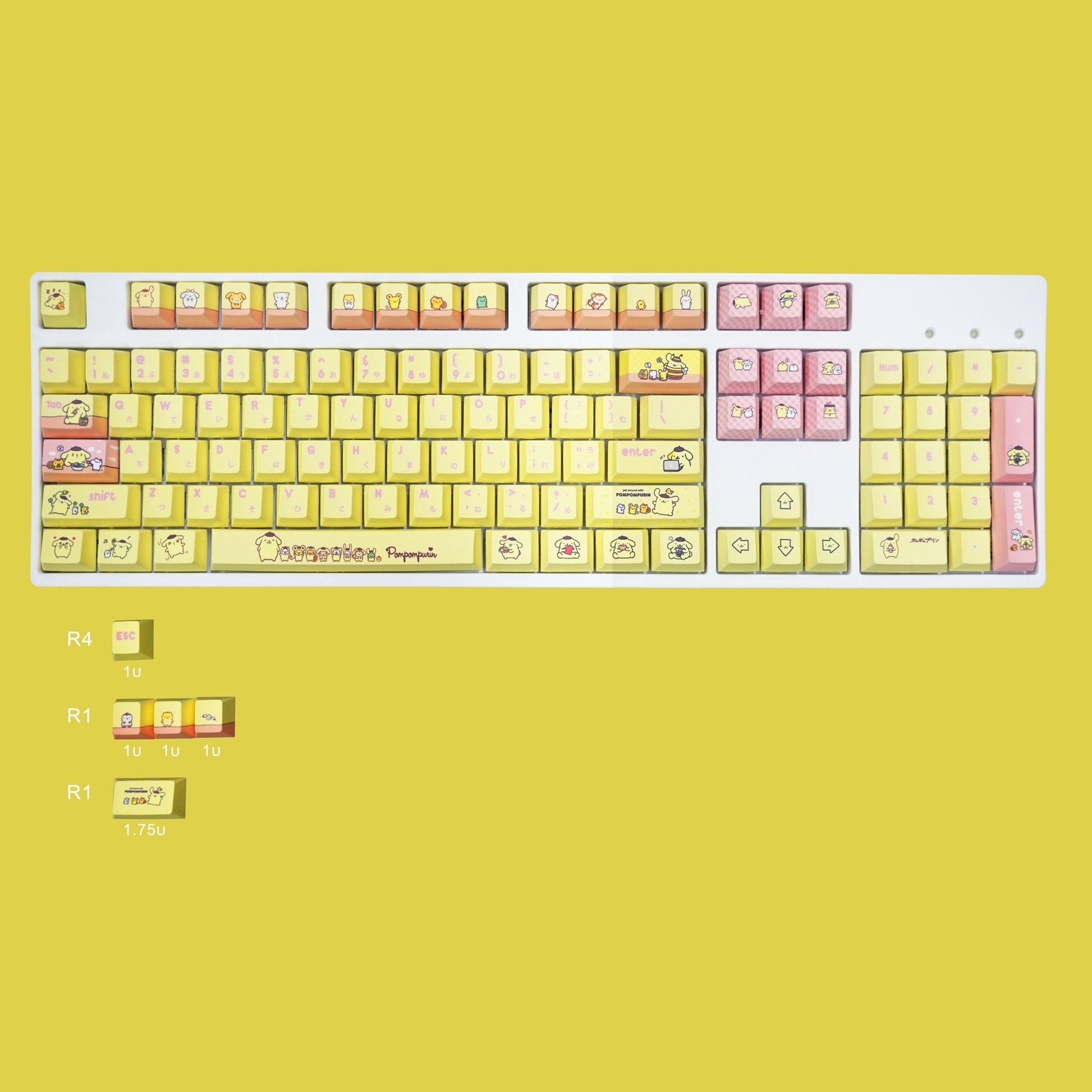 Pompompurin Keycaps - Goblintechkeys