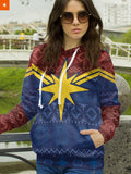 Fandomaniax - Protector of Christmas Skies Unisex Pullover Hoodie