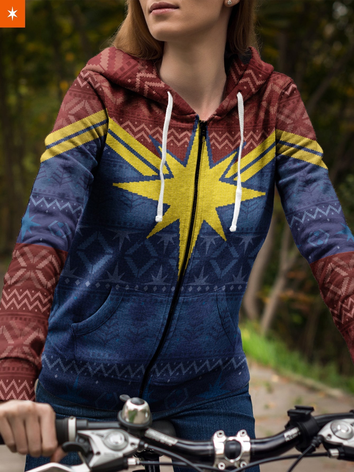 Fandomaniax - Protector of Christmas Skies Unisex Zipped Hoodie