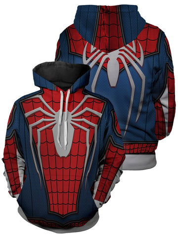 Fandomaniax - PS4 Spidey Unisex Pullover Hoodie