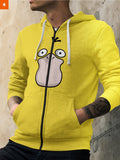 Fandomaniax - Psyduck Unisex Zipped Hoodie