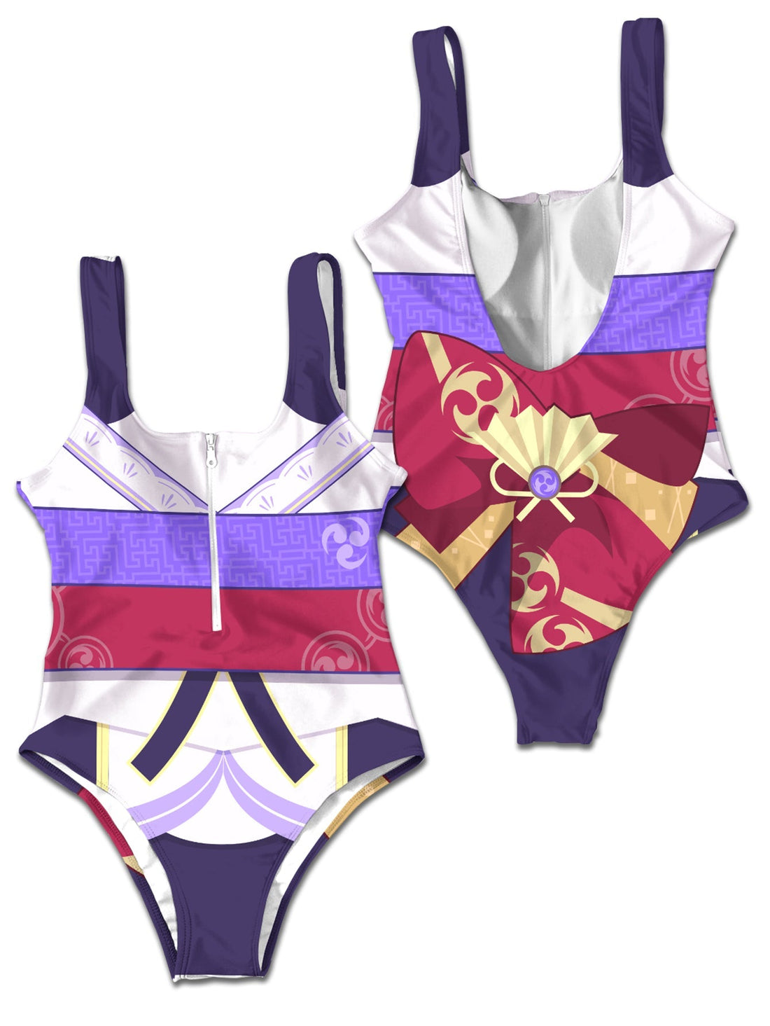 Fandomaniax - Raiden Shogun Summer One Piece Swimsuit