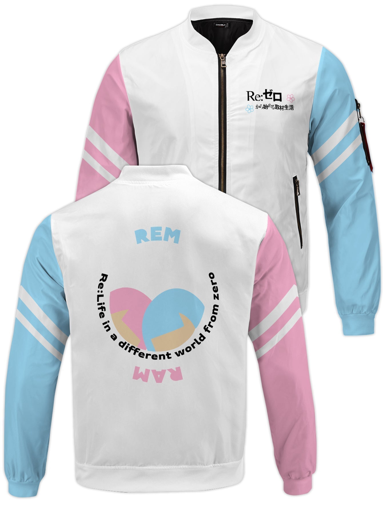 Fandomaniax - Re: Zero Rem Ram Bomber Jacket