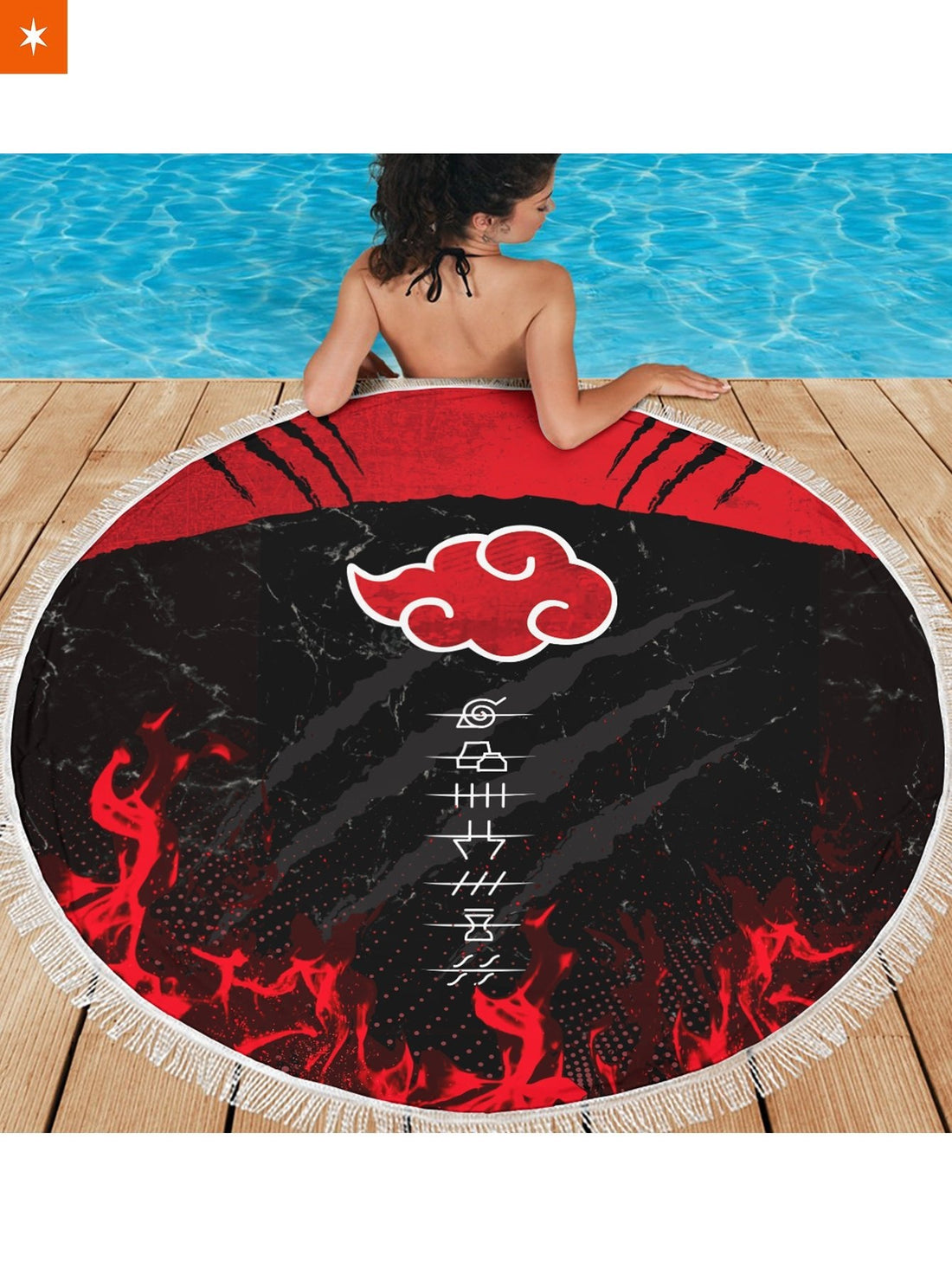 Fandomaniax - Red Cloud Pride Round Beach Towel