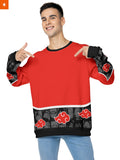 Fandomaniax - Red Cloud Sheath Unisex Wool Sweater