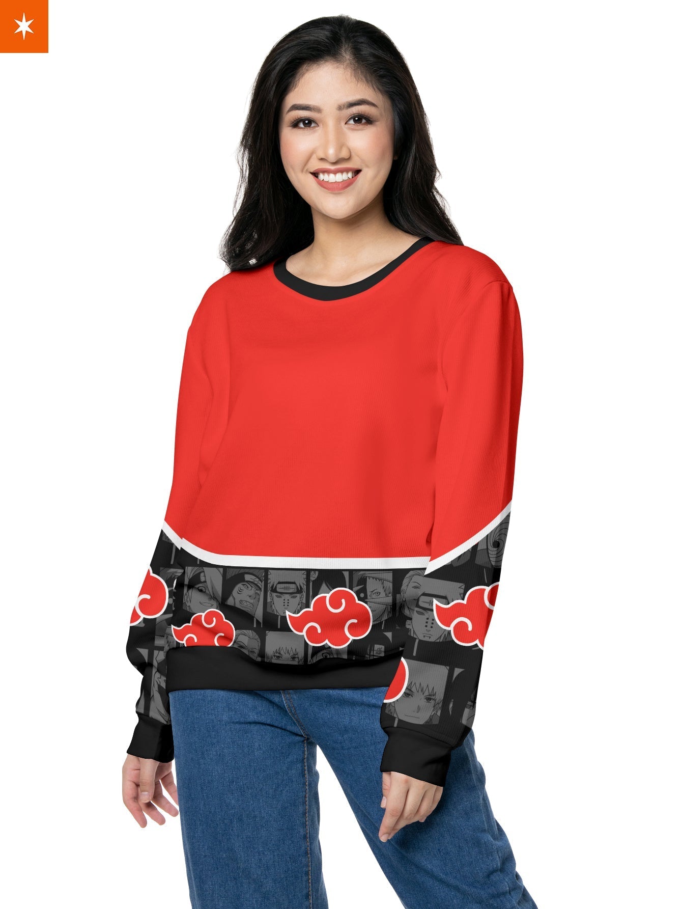 Fandomaniax - Red Cloud Sheath Unisex Wool Sweater