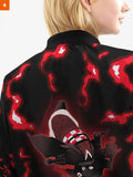 Fandomaniax - Red ED Nezuko Bomber Jacket