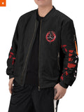 Fandomaniax - Red ED Nezuko Bomber Jacket