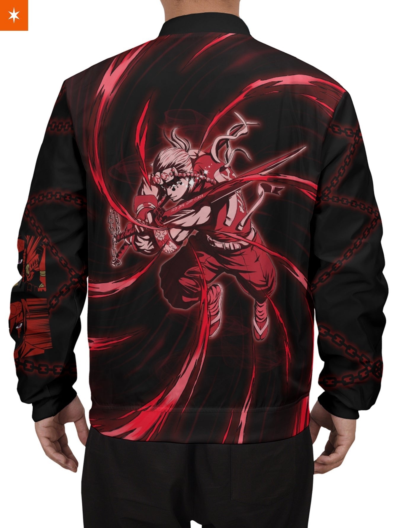 Fandomaniax - Red ED Uzui Bomber Jacket